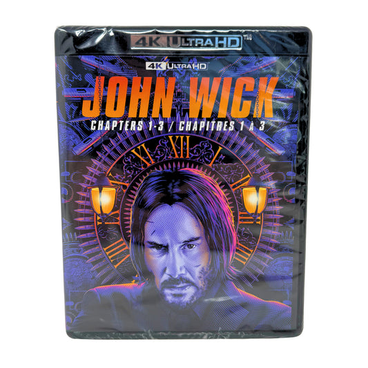 John Wick: 3 Film Collection (4K UHD Blu-ray) Action Brand New and Sealed!!!