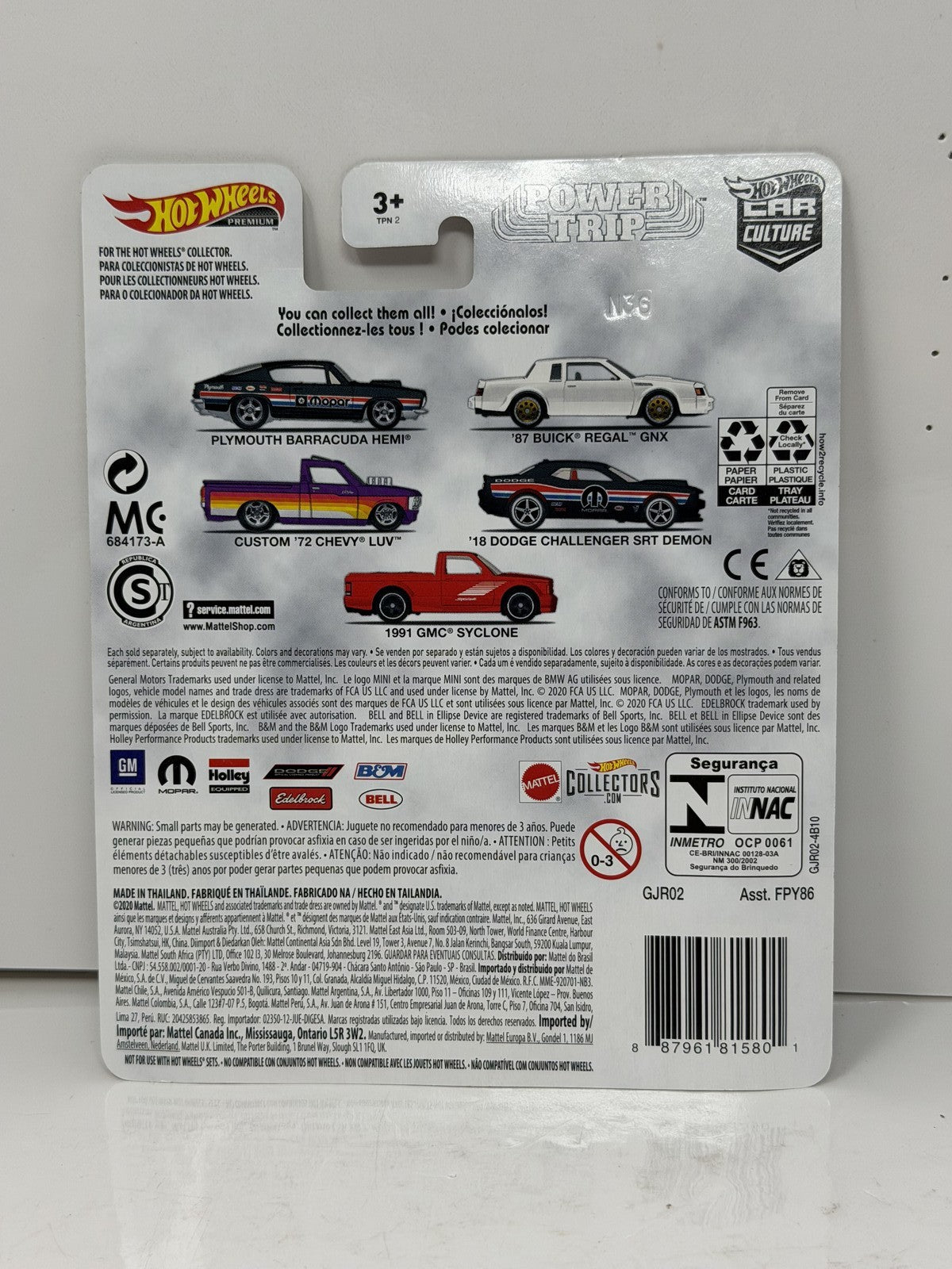 Hot Wheels Premium Power Trip 1987 Buick Regal GNX 1:64 Diecast