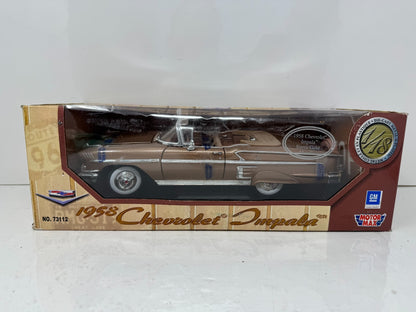Motormax 1958 Chevrolet Impala Sierra Gold Metallic 1:18 Diecast