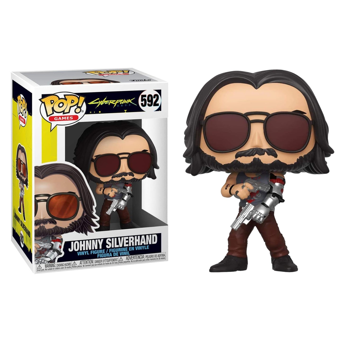 Funko Pop! Games Cyberpunk 2077 #592 Johnny Silverhand Vinyl Figure