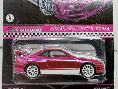 Hot Wheels RLC Red Line Club Exclusive Nissan Skyline GT-R BNR34 1:64 Diecast
