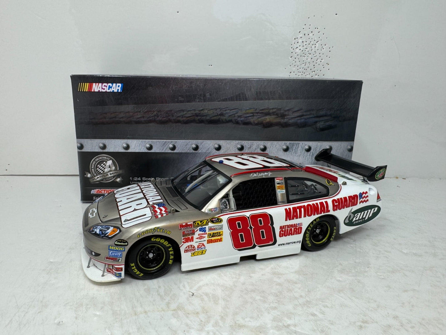 Action Nascar #88 Dale Earnhardt Jr. National Guard Brushed Metal 1:24 Diecast