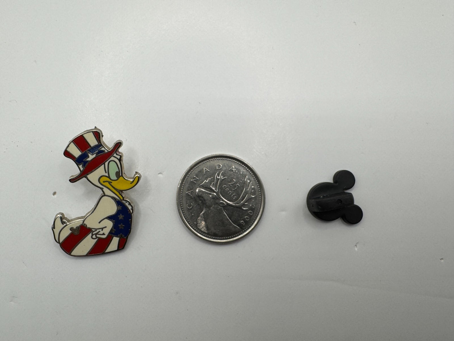 WDW Disney All American Donald Duck Hidden Mickey Trading Pin DC2S10