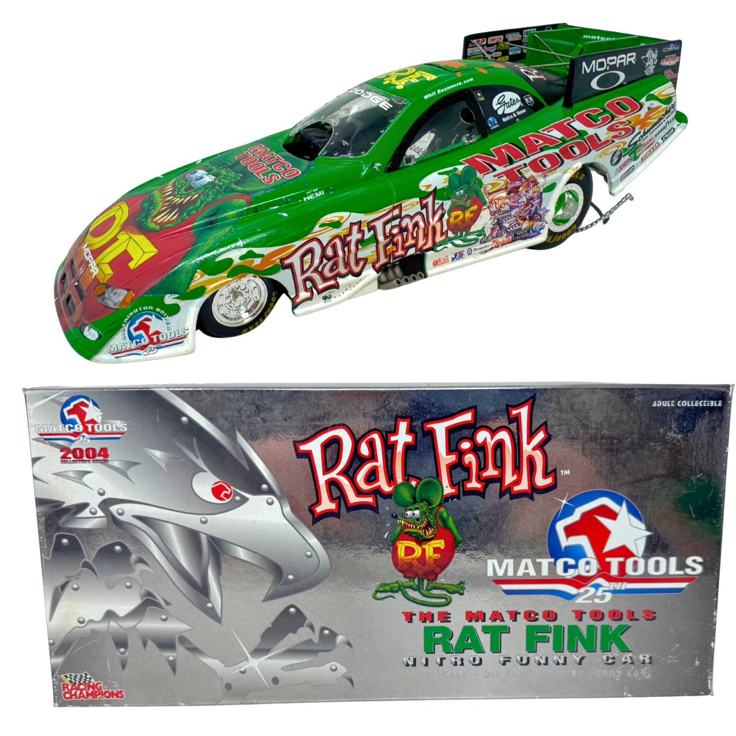 アメコミ Racing Champions Rat Fink Matco Tools Racing Champions NHRA Matco Tools Rat Fink Dodge Funny Car 1:24