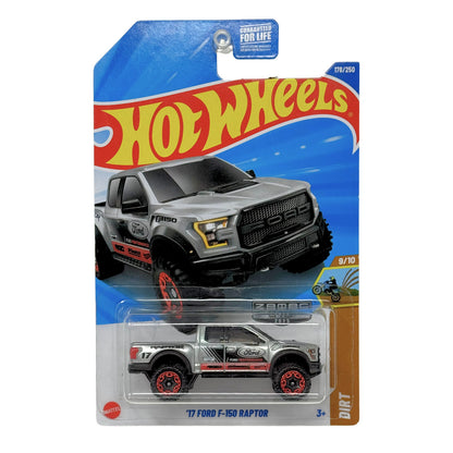 Hot Wheels Dirt 2017 Ford F-150 Raptor ZAMAC 1:64 Diecast