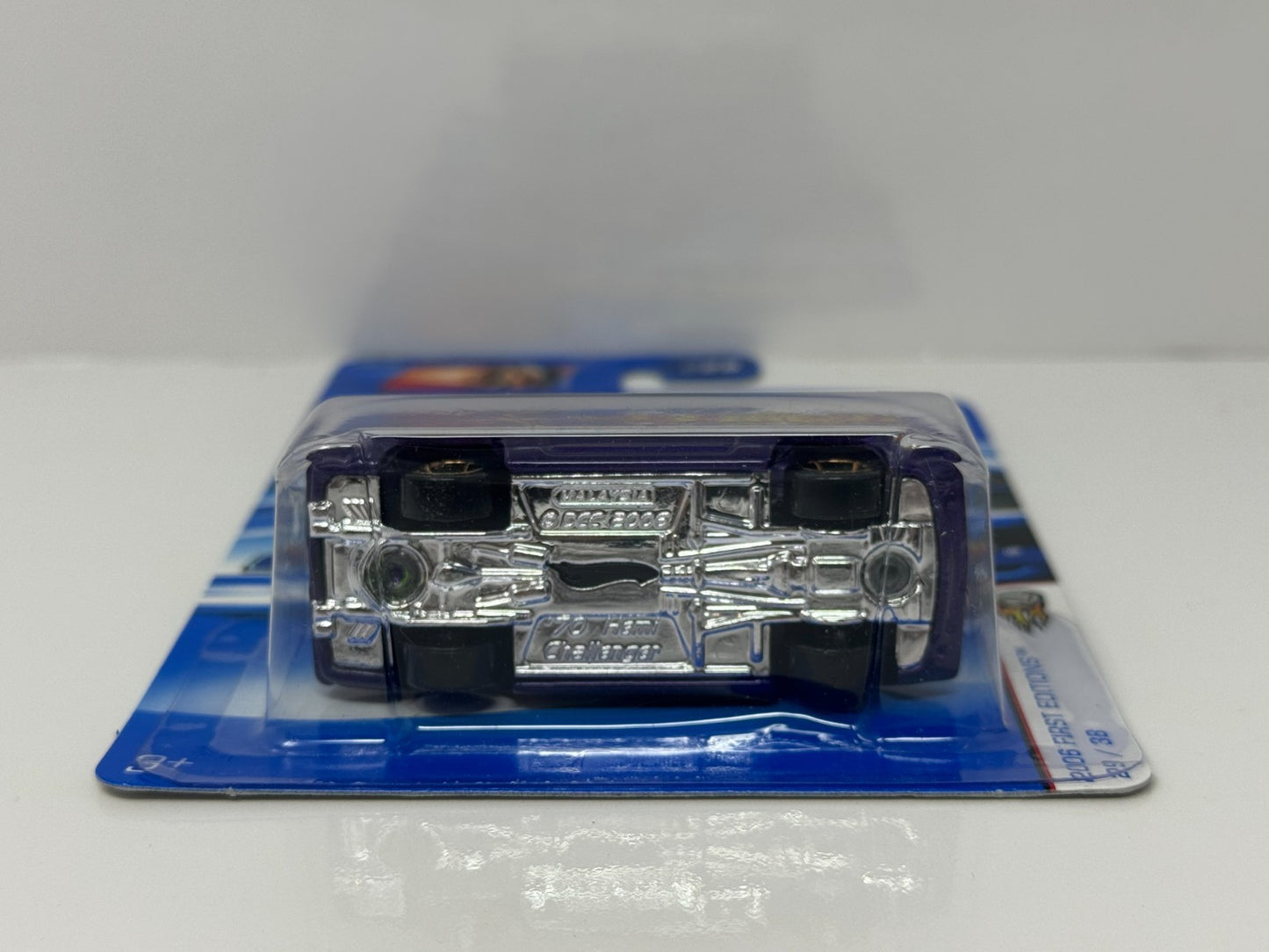 Hot Wheels First Editions 1970 Dodge Challenger HEMI 1:64 Diecast Purple V2