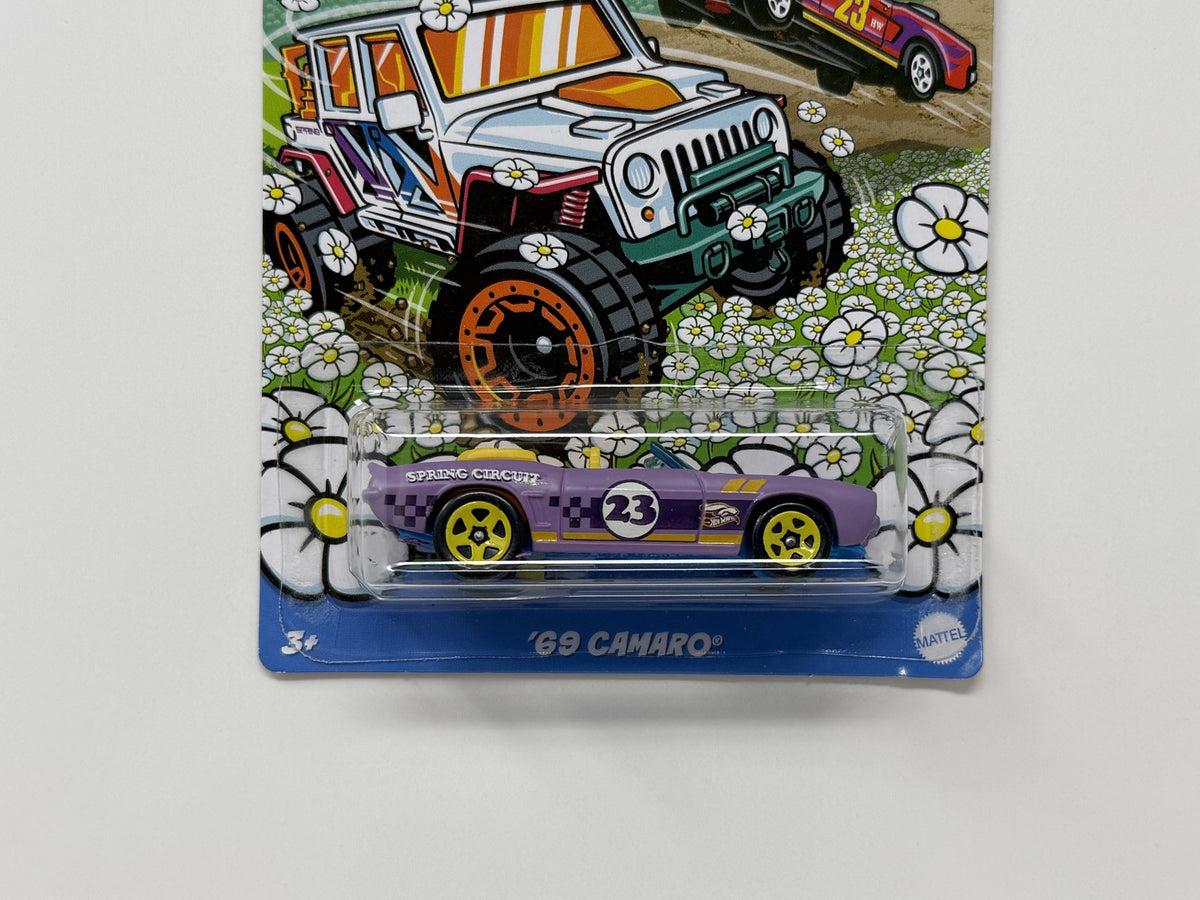 Hot Wheels Spring Series 1969 Chevrolet Camaro 1:64 Diecast Purple