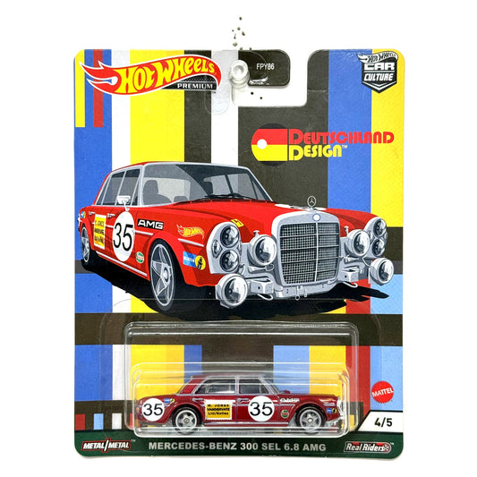 Hot Wheels Premium Deutschland Design Mercedes-Benz 300 SEL 6.8 AMG 1:64 Diecast