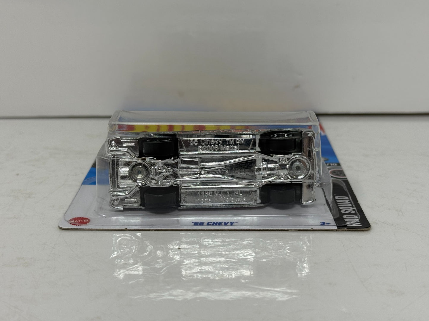 Hot Wheels Rod Squad 1955 Chevy ZAMAC 1:64 Diecast