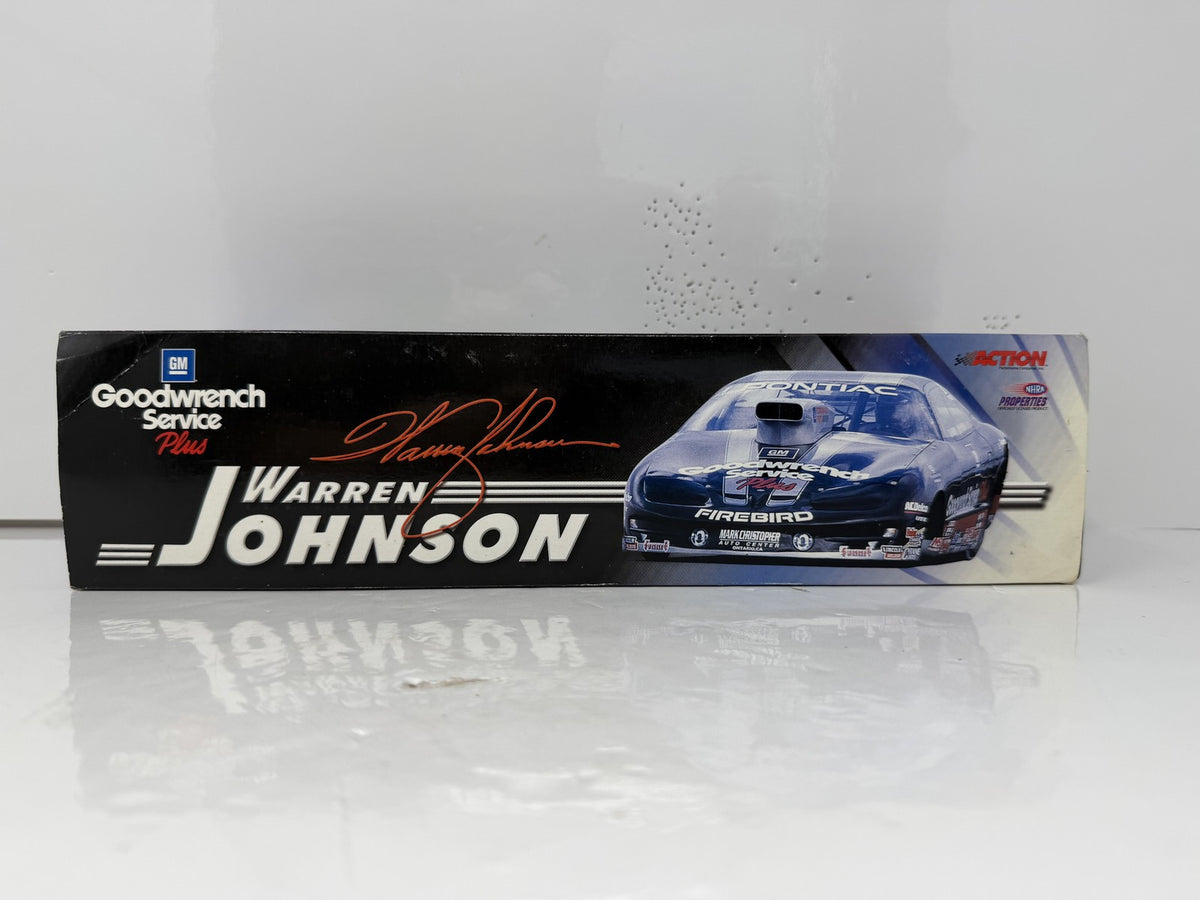 Action NHRA Warren Johnson Goodwrench Pontiac Pro Stock 1:24 Diecast AUTO