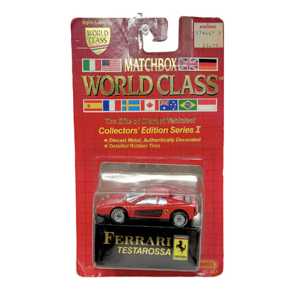 Matchbox World Class Ferrari Testarossa 1:64 Diecast