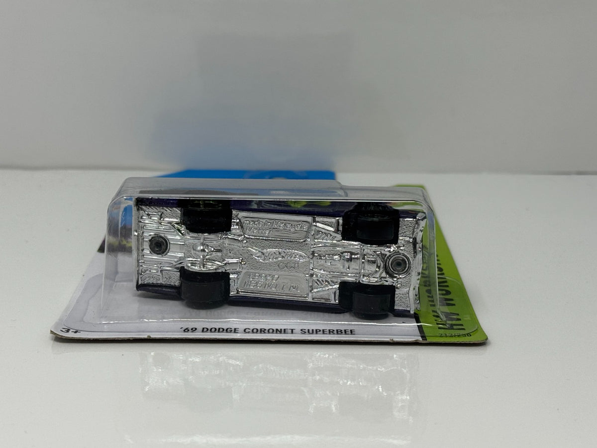 Hot Wheels Workshop 1969 Dodge Coronet Super Bee 1:64 Diecast Purple