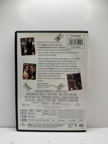 For Love or Money (DVD) Michael J Fox Romance Comedy