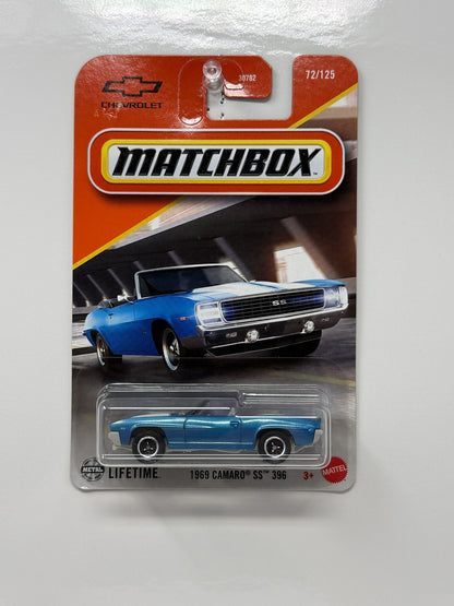 Matchbox 1969 Chevrolet Camaro SS 396 1:64 Diecast Blue