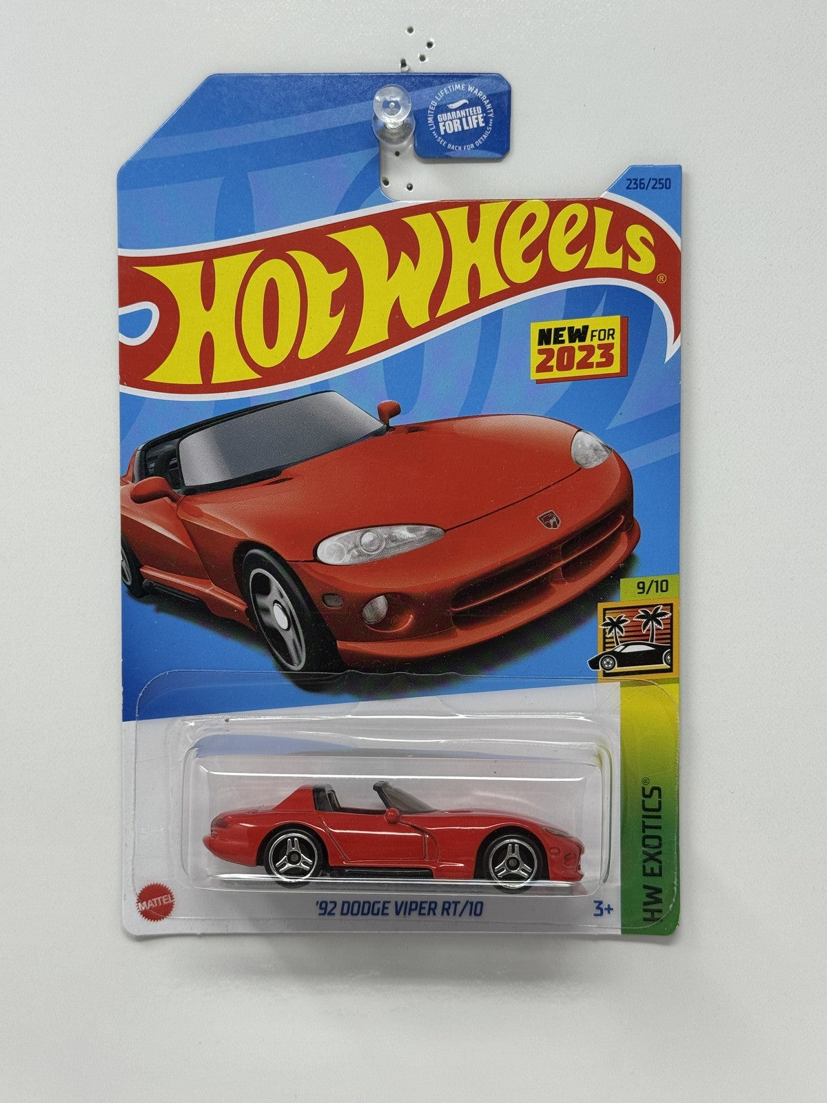Hot Wheels HW Exotics 1992 Dodge Viper RT-10 1:64 Diecast Red