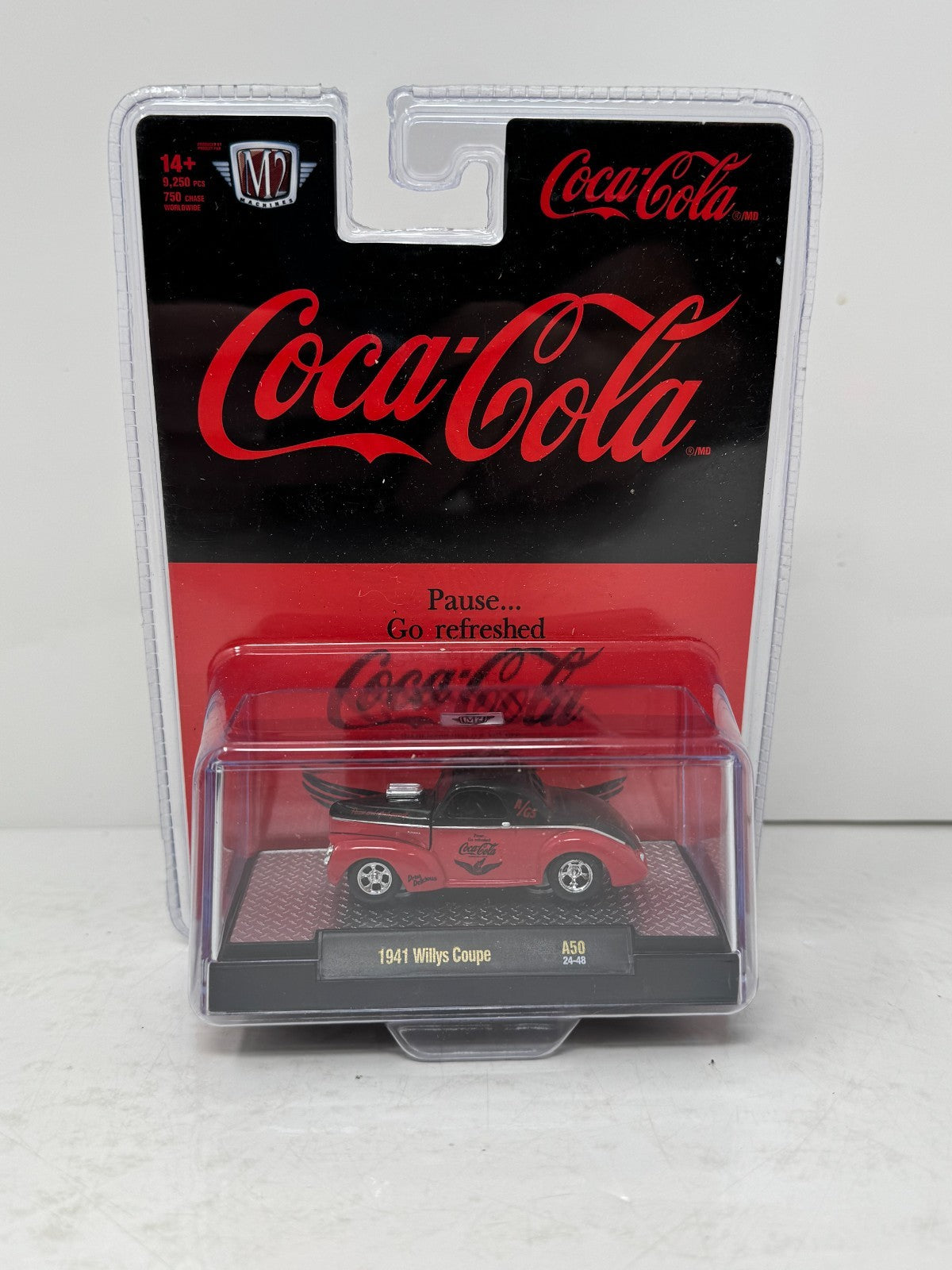 M2 Machines Coca-Cola 1941 Willys Coupe 1:64 Diecast