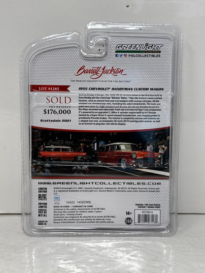 Greenlight Barrett-Jackson 1955 Chevrolet Handyman Wagon CHASE 1:64 Diecast