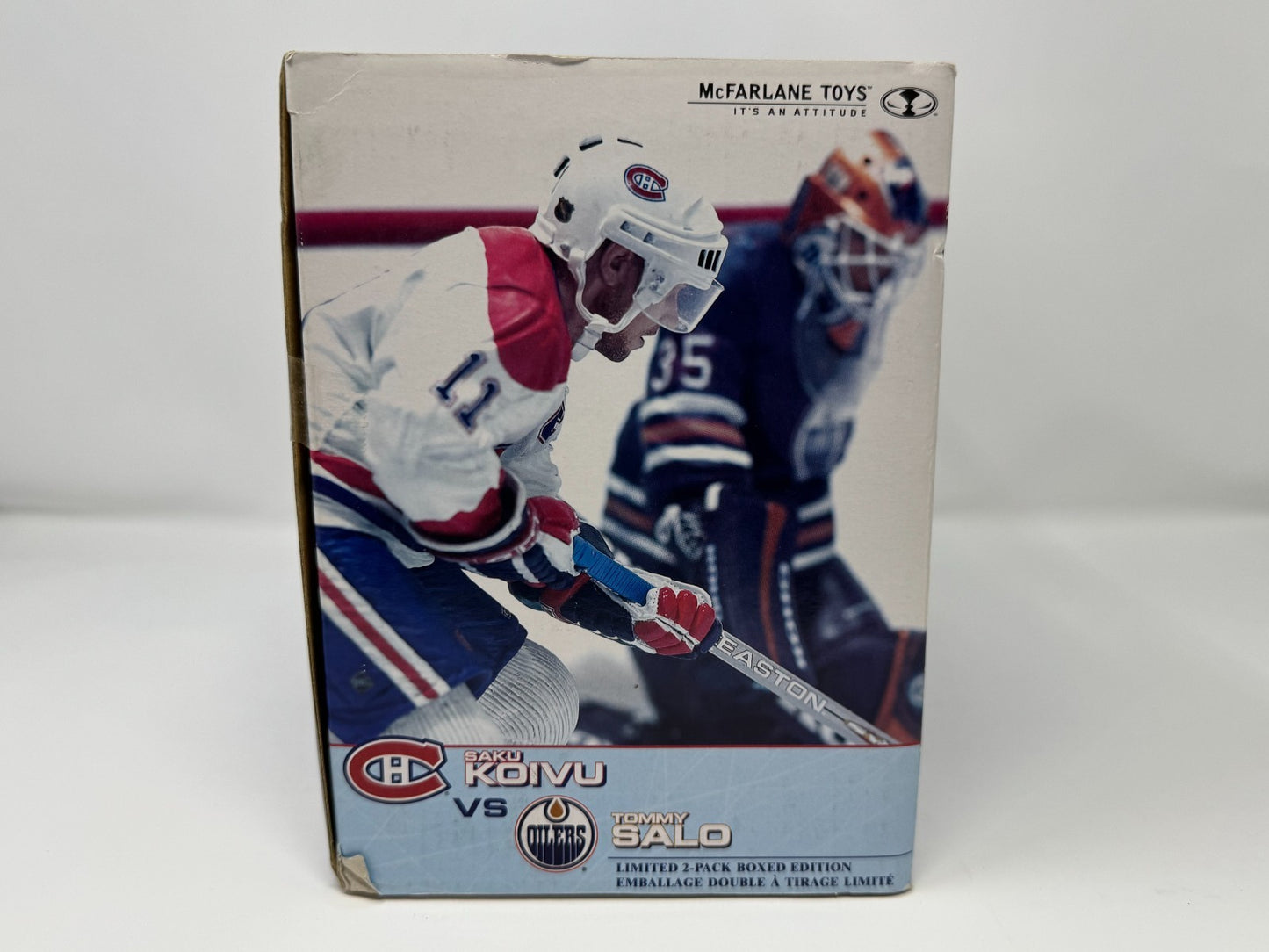McFarlane NHL Saku Koivu Canadiens vs. Tommy Salo Oilers 2-Pack Figure Set