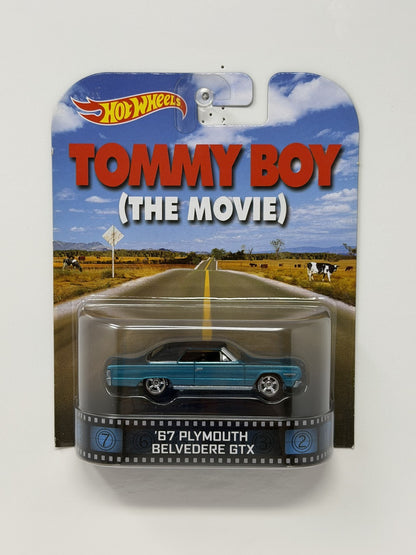Hot Wheels Retro Entertainment Tommy Boy 1967 Plymouth GTX 1:64 Diecast Blue
