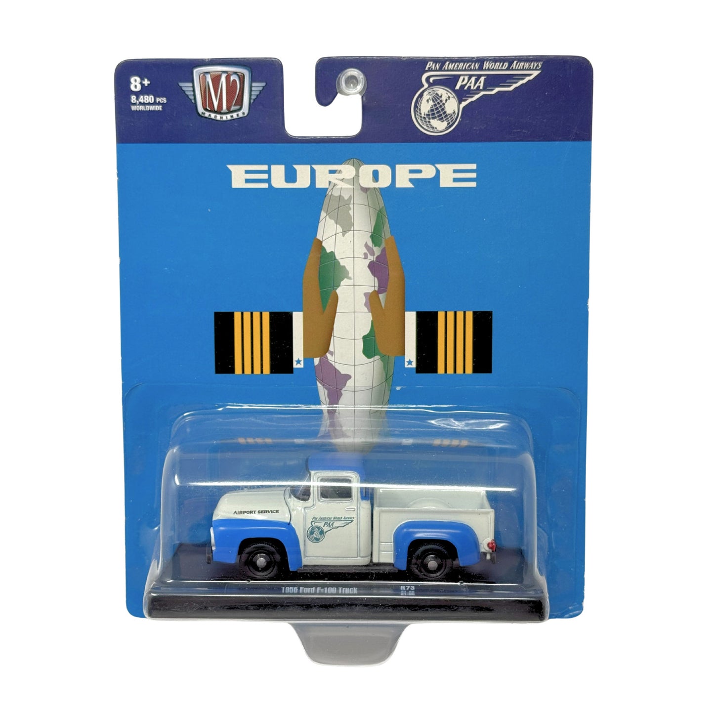 M2 Machines Europe 1956 Ford F-100 Truck 1:64 Diecast