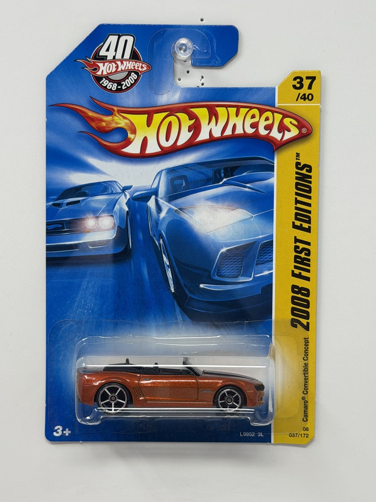 Hot Wheels 2008 First Editions Camaro Convertible Concept 1:64 Diecast Orange