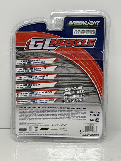 Greenlight GL Muscle 1980 Chevrolet El Camino CHASE 1:64 Diecast Green Machine