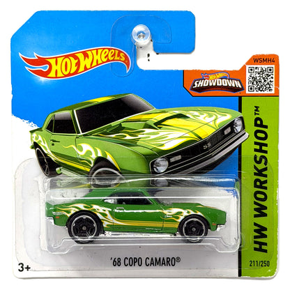 Hot Wheels HW Workshop 1968 COPO Camaro 1:64 Diecast Green Short Card
