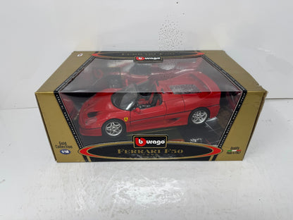 Bburago 1995 Ferrari F50 1:18 Diecast Gold Collection