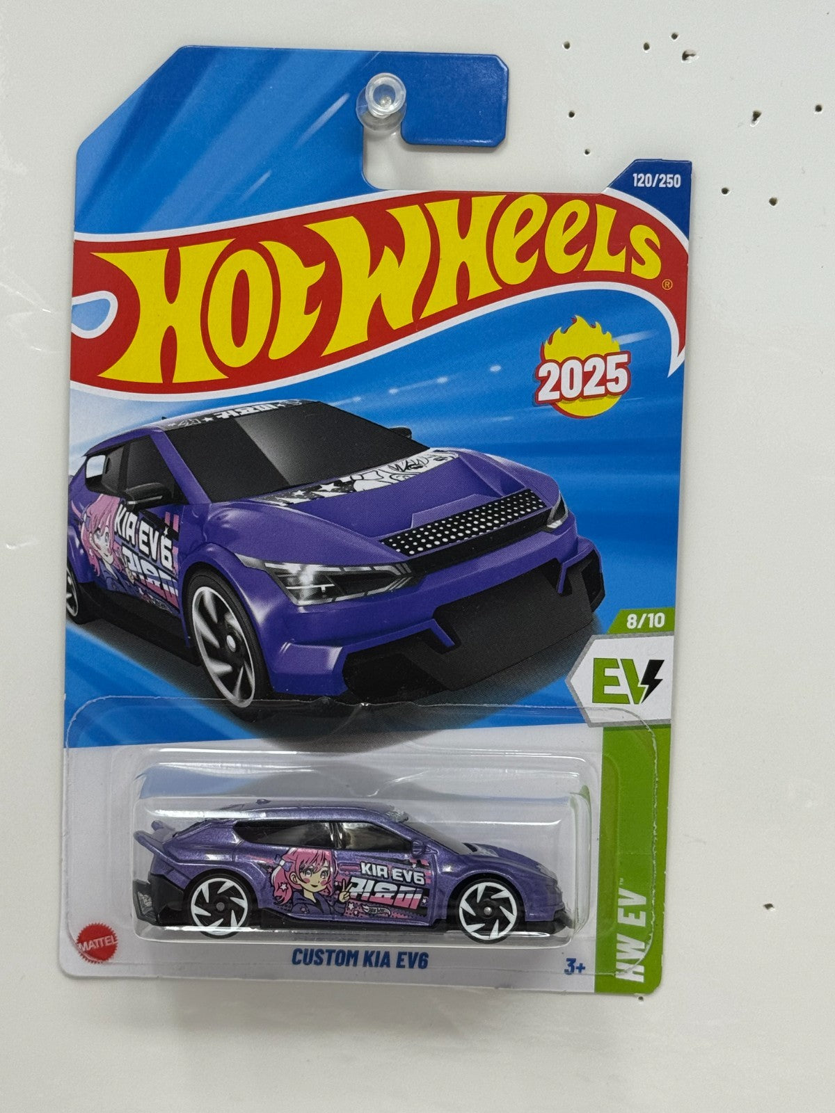 Hot Wheels HW EV Custom Kia EV6 1:64 Diecast Purple
