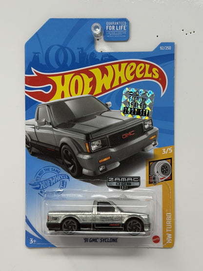 Hot Wheels ZAMAC HW Turbo 1991 GMC Syclone 1:64 Diecast Factory Sealed