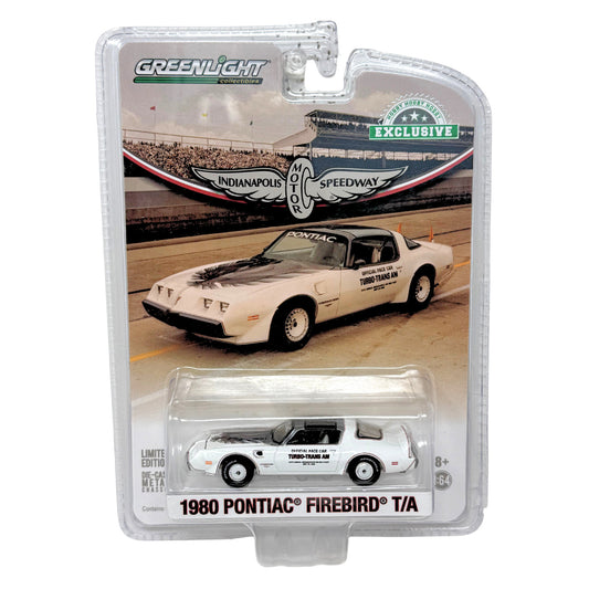 Greenlight Indianapolis Motor Speedway 1980 Pontiac Firebird T/A 1:64 Diecast