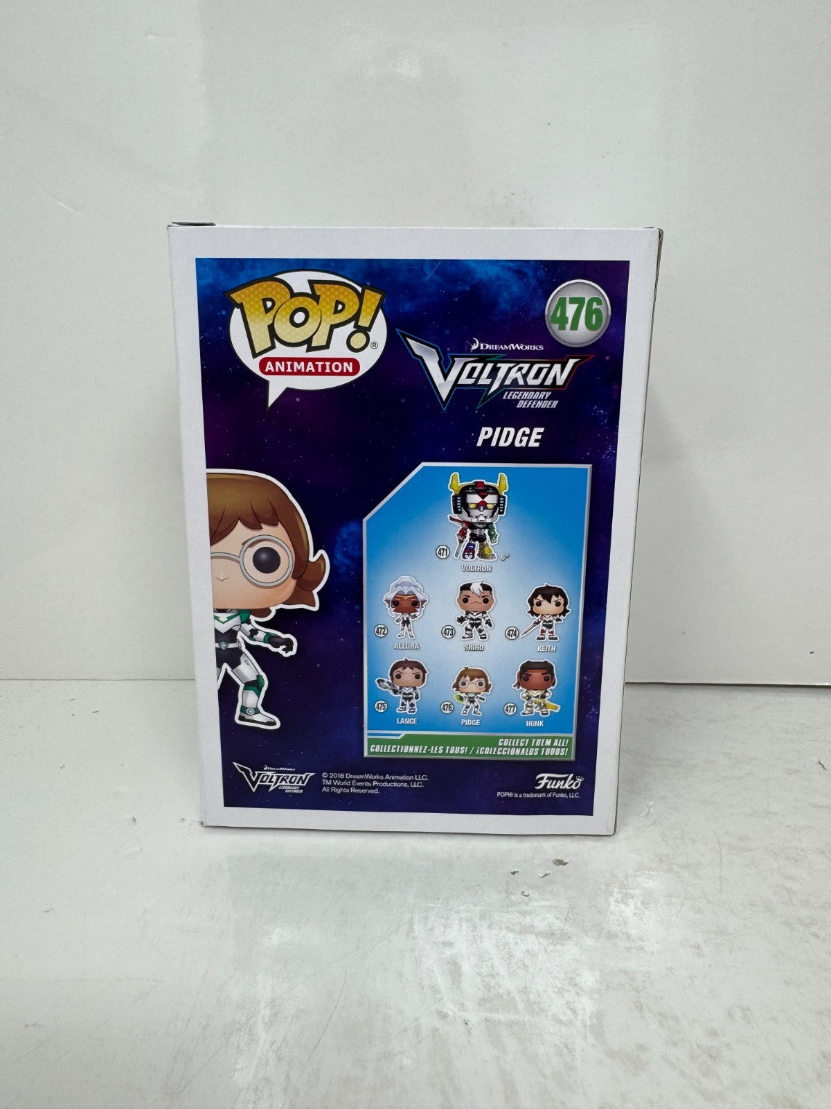 Funko Pop! Animation Voltron Legendary Defender Pidge #476 Vinyl Figure