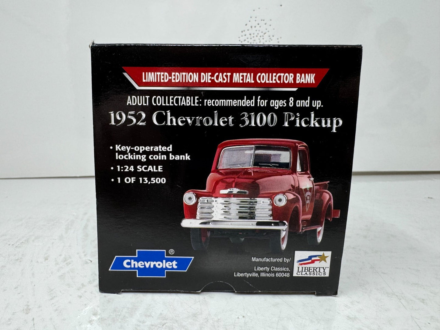 Liberty Classics Canadian Tire 1952 Chevrolet 3100 Pickup 1:24 Diecast Bank