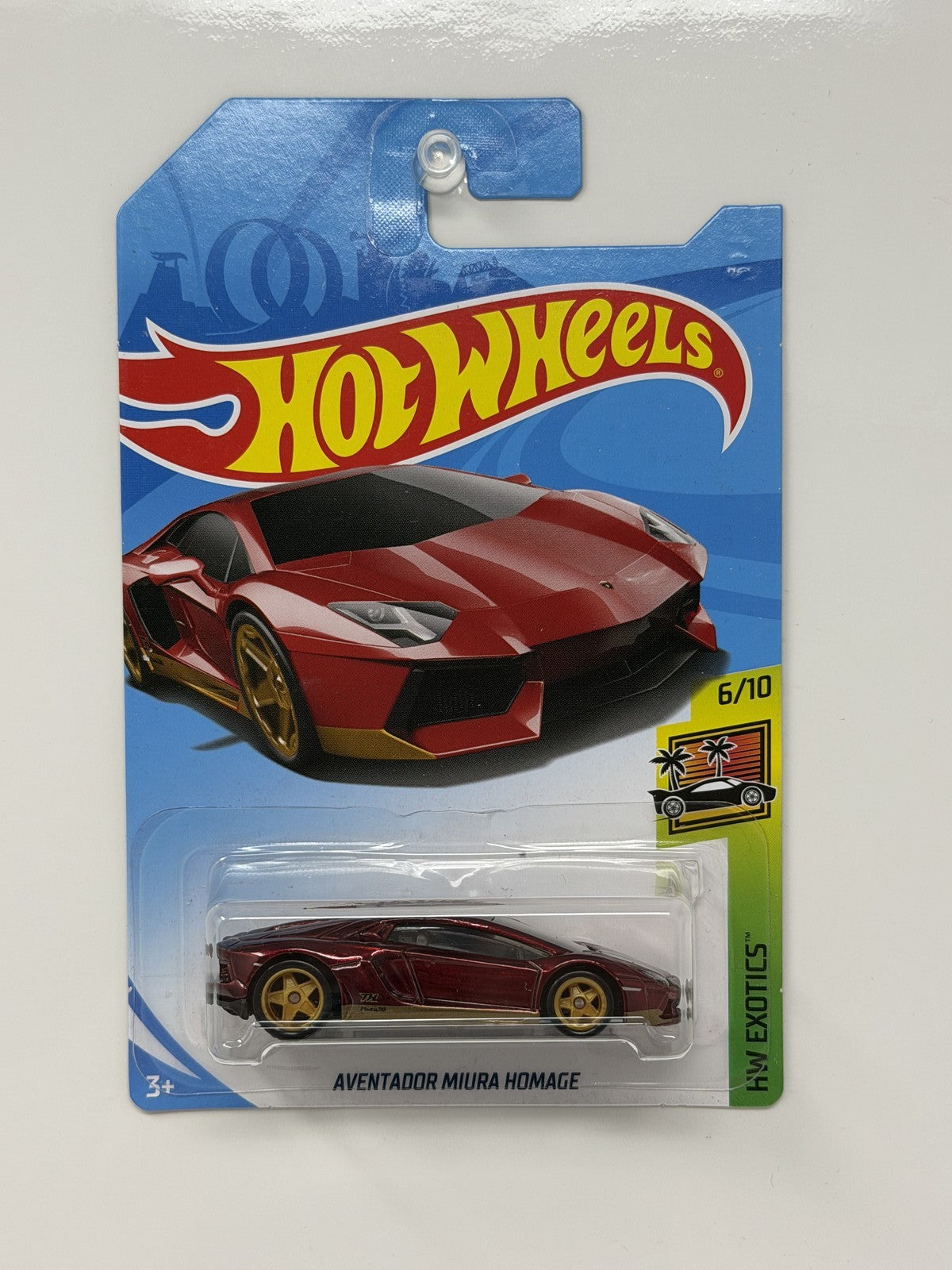 Hot Wheels Super Treasure Hunt Aventador Miura Homage Exotics 1:64 Diecast STH