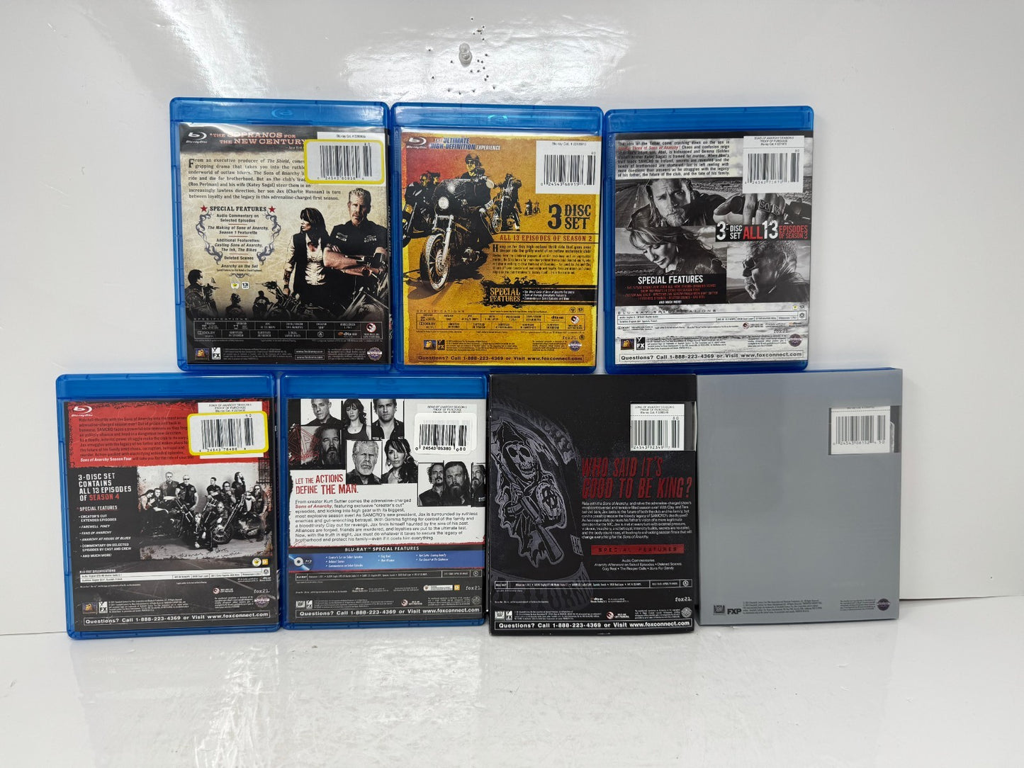 Sons of Anarchy Complete Series (Blu-ray) Charlie Hunnam TV Show Set