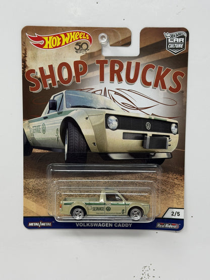 Hot Wheels Shop Trucks Volkswagen Caddy 1:64 Diecast Real Riders