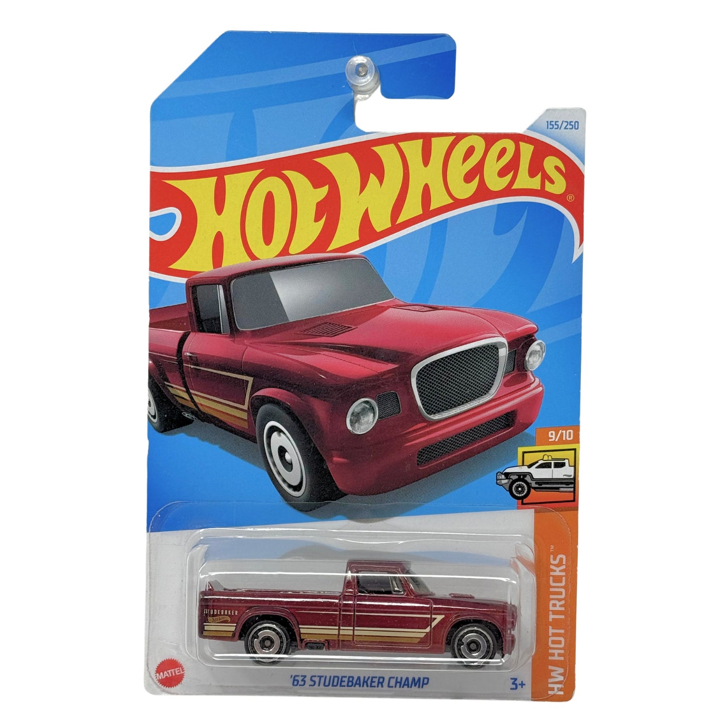 Hot Wheels Hot Trucks 1963 Studebaker Champ 1:64 Diecast V3