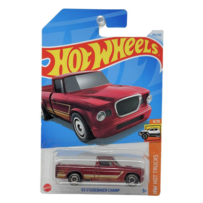 Hot Wheels Hot Trucks 1963 Studebaker Champ 1:64 Diecast V3