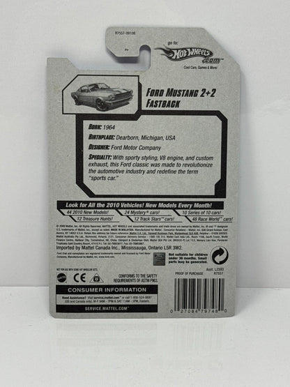 Hot Wheels Faster Than Ever Ford Mustang Fastback 1:64 Diecast Factory Sealed