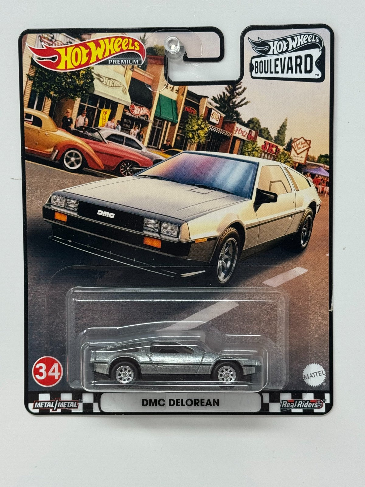 Hot Wheels Premium Boulevard #34 DMC DeLorean 1:64 Diecast