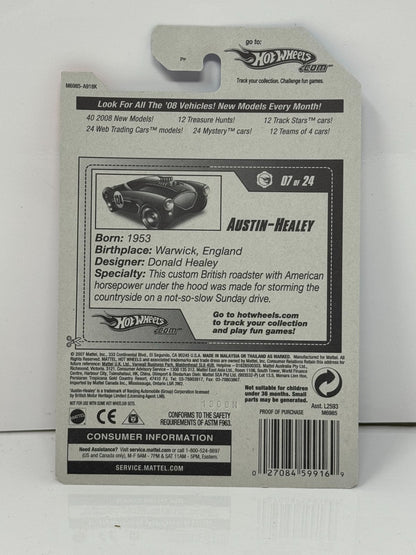 Hot Wheels Web Trading Cars Austin-Healey 1:64 Diecast Factory Sealed