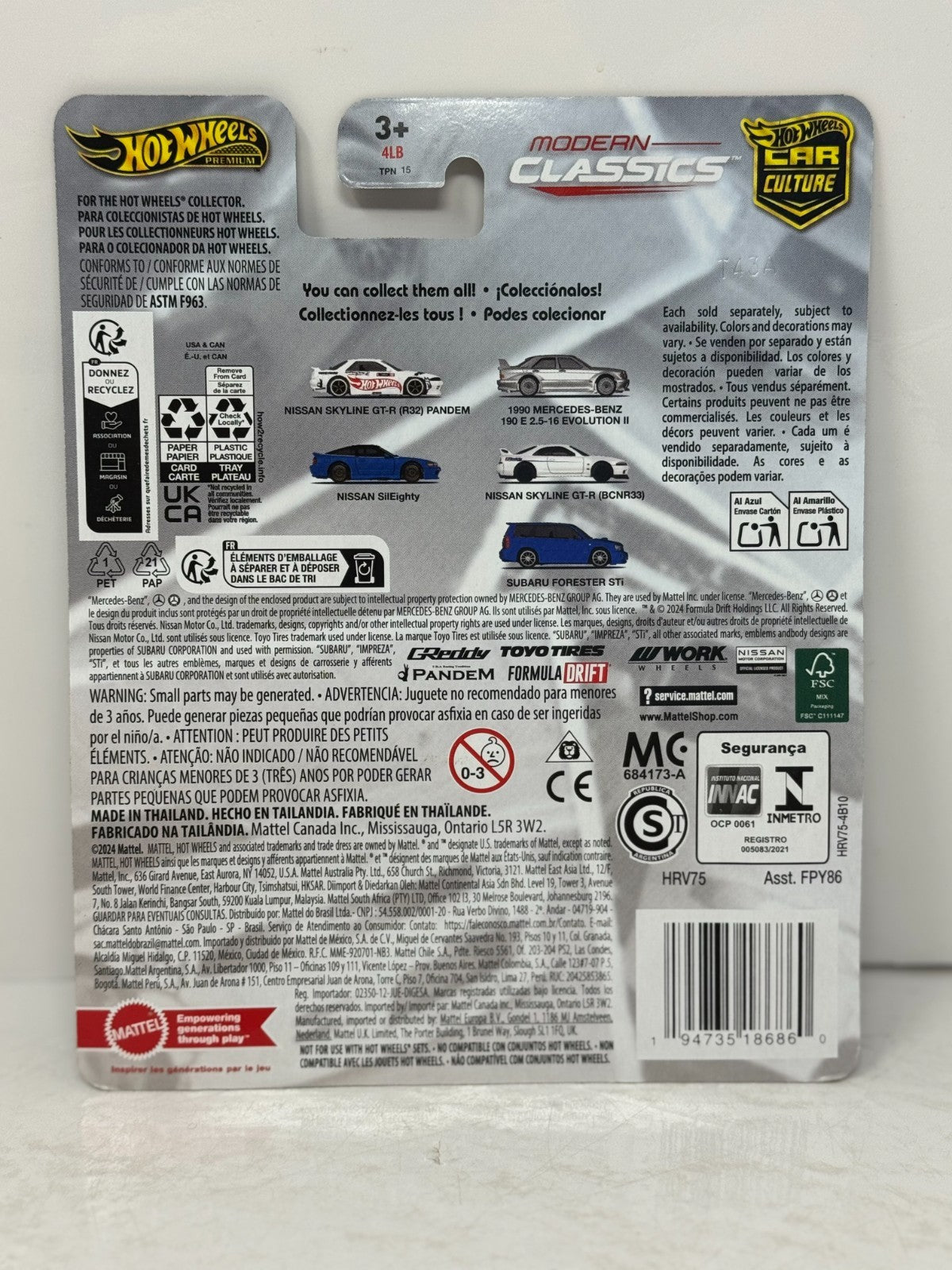 Hot Wheels Premium Modern Classics Nissan SilEighty 1:64 Diecast