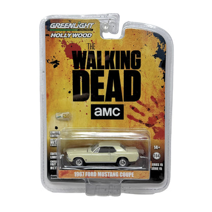 Greenlight Hollywood The Walking Dead 1967 Ford Mustang Coupe 1:64 Diecast