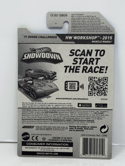 Hot Wheels ZAMAC HW Workshop 1971 Dodge Challenger 1:64 Diecast