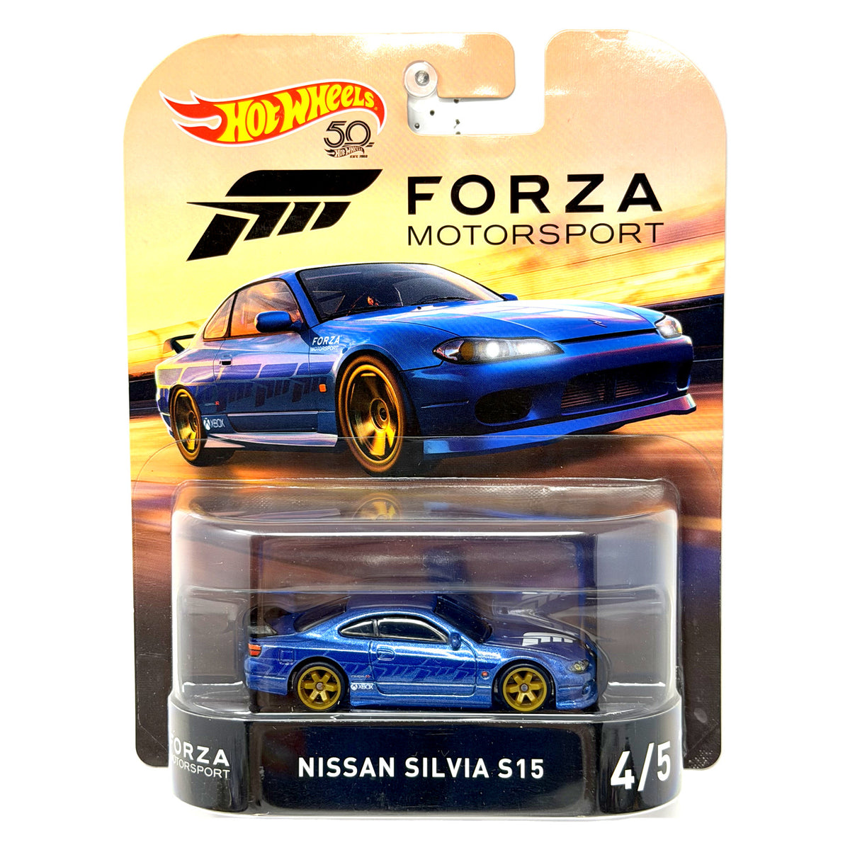 Hot Wheels Retro Entertainment Forza Nissan Silvia S15 1:64 Diecast Blue
