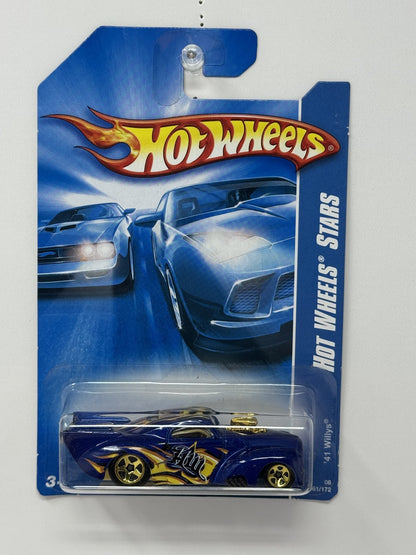 Hot Wheels Stars 1941 Willys 1:64 Diecast Blue