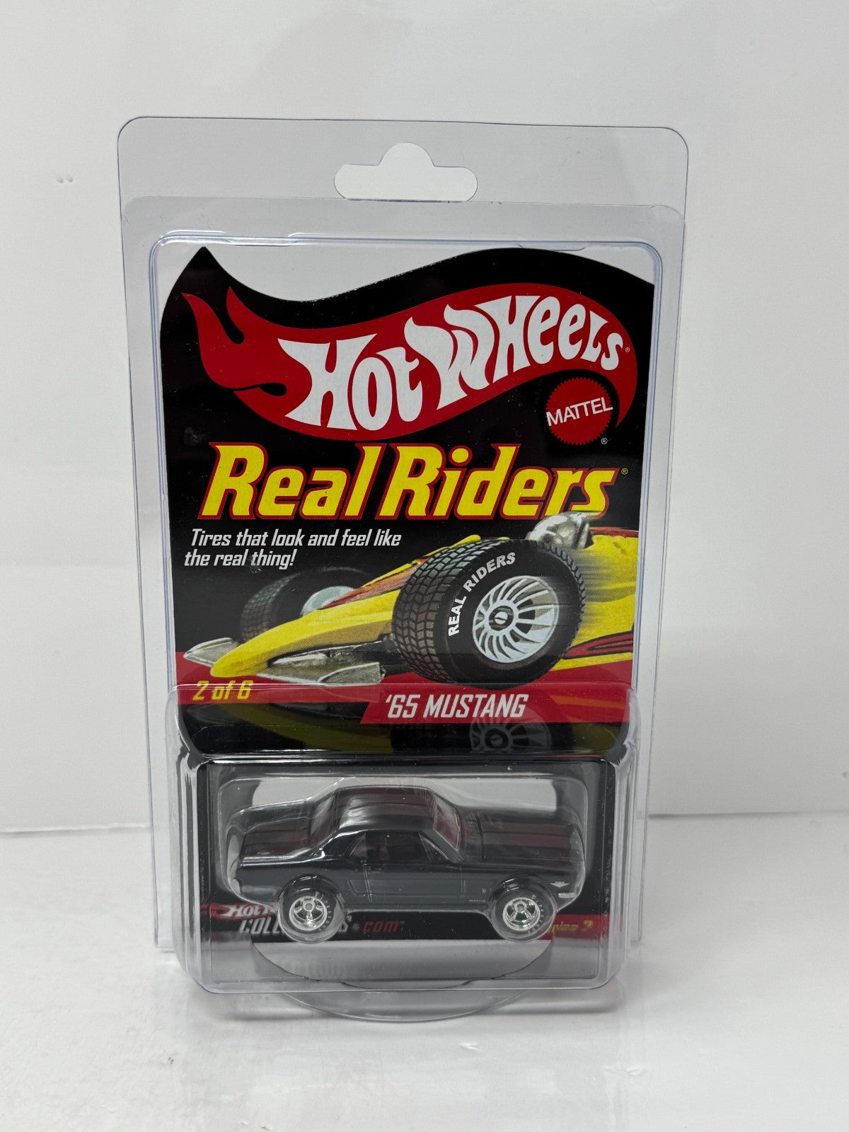 Hot Wheels RLC Red Line Club Real Riders Series 1965 Ford Mustang 1:64 Diecast