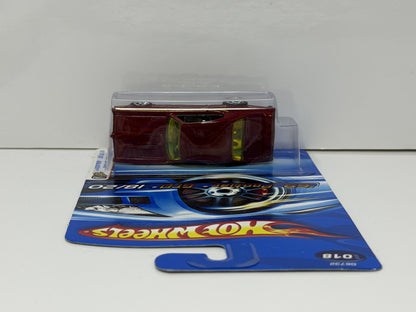 Hot Wheels Realistix 2005 First Editions 1969 Pontiac GTO 1:64 Diecast Maroon