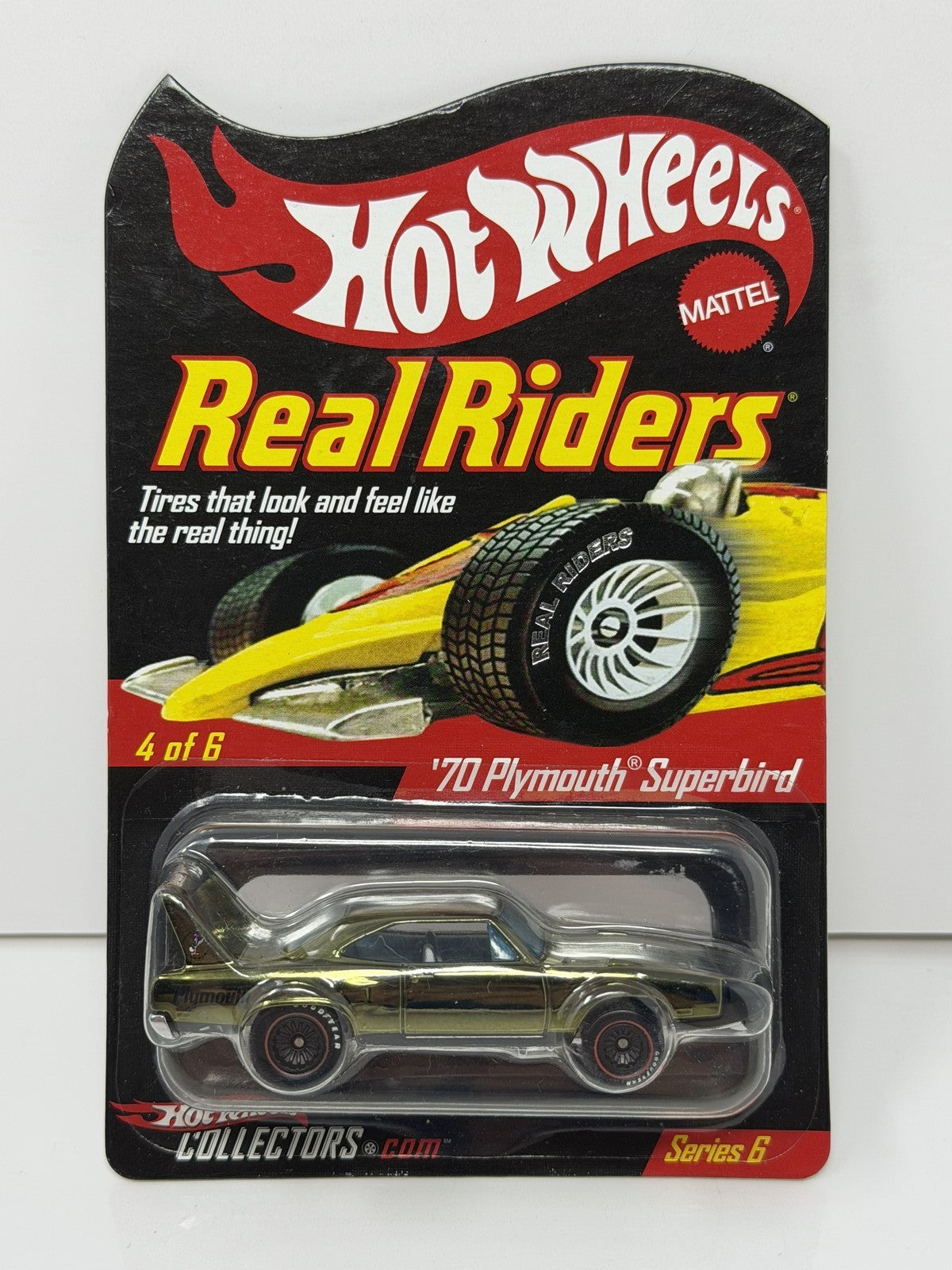 Hot Wheels Real Riders Series 6 1970 Plymouth Superbird 1:64 Diecast Green