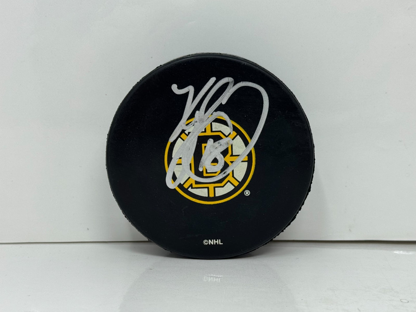 Kyle McLaren Boston Bruins Signed NHL Autograph Puck Silver Auto w/COA